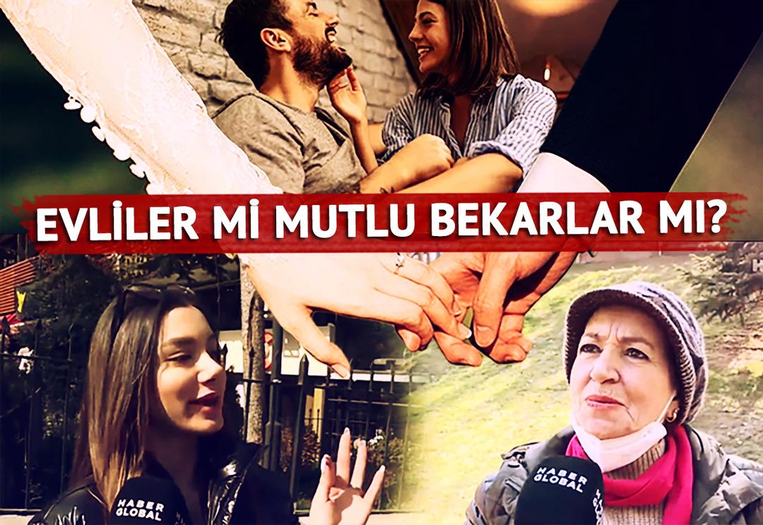 Evlilik sorusu vatandaşı ikiye b&ouml;ld&uuml;! Evliler mi mutlu bekarlar mı? Araştırma sonucu ezber bozdu