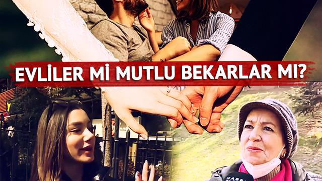 Evlilik sorusu vatandaşı ikiye böldü! Evliler mi mutlu bekarlar mı? Araştırma sonucu ezber bozdu