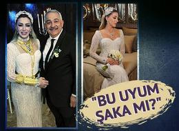 Gerdanlığı, kolunu kaplayan bilezikleri, kemeri... Baştan ayağa her şeyi altın! Depremde eşini ve oğlunu kaybeden AK Partili Murat Çetin, 20 yaş küçük Naz Akdoğan'la evlendi... Görkemli düğünün her detayı olay