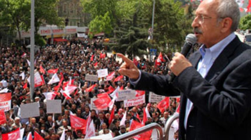 &Ccedil;ankırı'da 34 yıl sonra CHP mitingi!