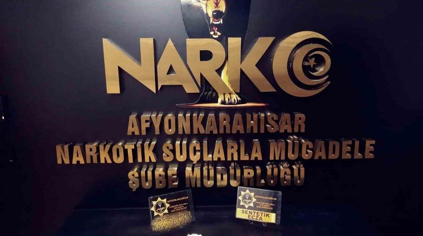 Afyonkarahisar’da uyuşturucu madde ele geçirildi