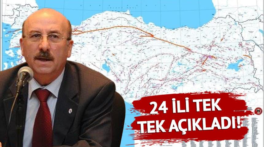 Prof. Dr. Okan Tüysüz'den 24 il için kritik uyarı! "Bugün deprem olsa şaşırmayacağımız yerler" Dikkat çeken İstanbul değerlendirmesi...