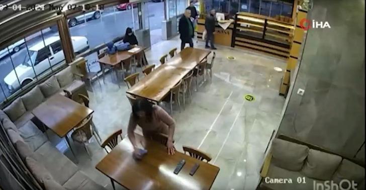 Tüyler ürperten görüntüler Teksas'dan değil, Kayseri'den! Fırın kan gölüne döndü... G2