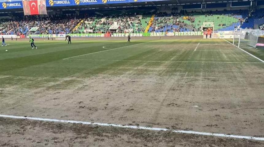 TFF'den Çaykur Rizespor'a son uyarı! ''Ya zemininizi düzeltin ya da stadyumunuzu kapatırım''