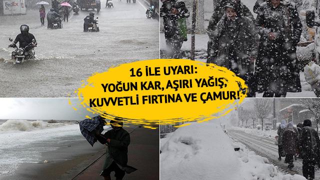 Bu 16 ilde yaşayanlar dikkat! Uyarılar peş peşe geliyor... Uzman isim açıkladı: 50 santim kar, aşırı yağış, kuvvetli fırtına ve çamur