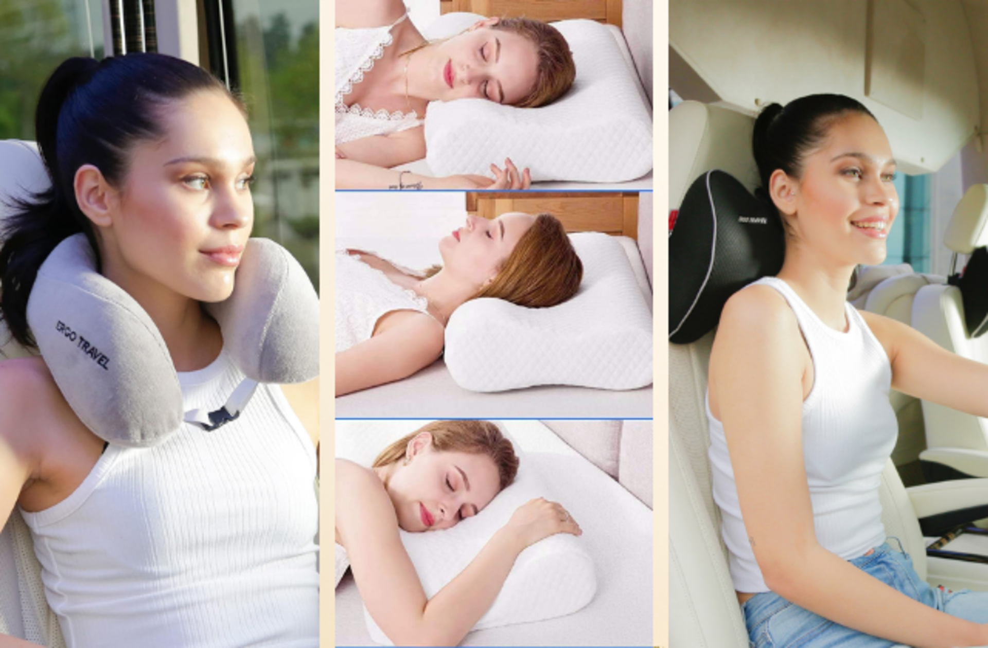 Masa başında, seyahatte, araba kullanırken ya da uyurken vazgeçilmeziniz olacak visco yastıklar