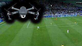Ronaldo'nun formasını giydiği Al Nassr'ın maçında top havadaki drone'a çarptı! Sosyal medyada uzaylı yorumları yapıldı...