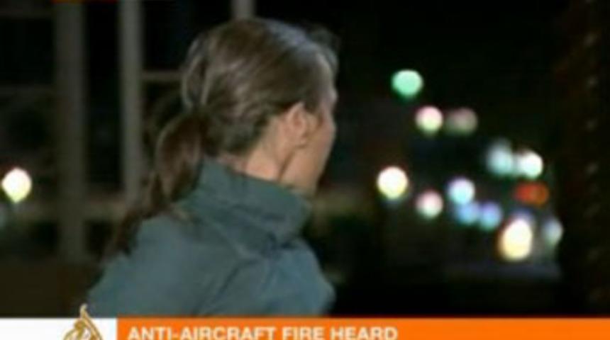 Canlı yayında saldırı anı