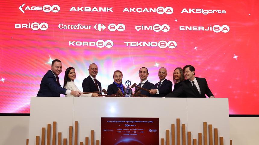Borsa İstanbul’da gong Ak Portföy Sabancı Topluluğu Şirketleri Fonu için çaldı