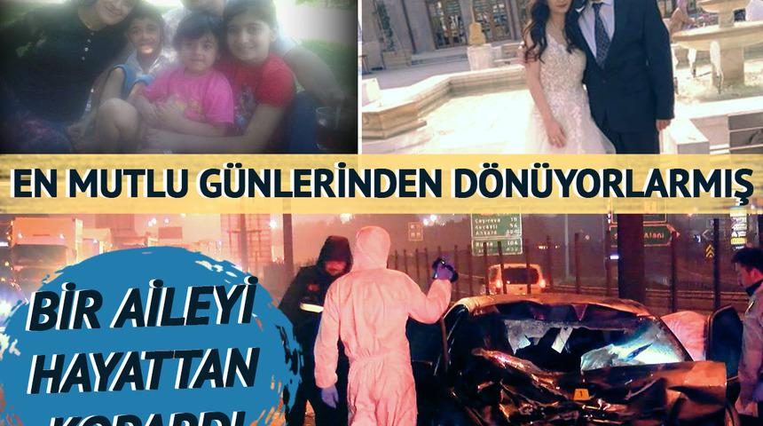 Bir aileyi hayattan koparan kaza: En mutlu günlerinin dönüşünde can verdiler! Otobüs iddiası tepki çekti: "Adli cinayet gibi"
