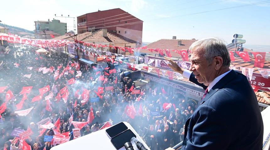 Mansur Yavaş oy oranı verdi: Yüzde 60 ile geleceğiz!