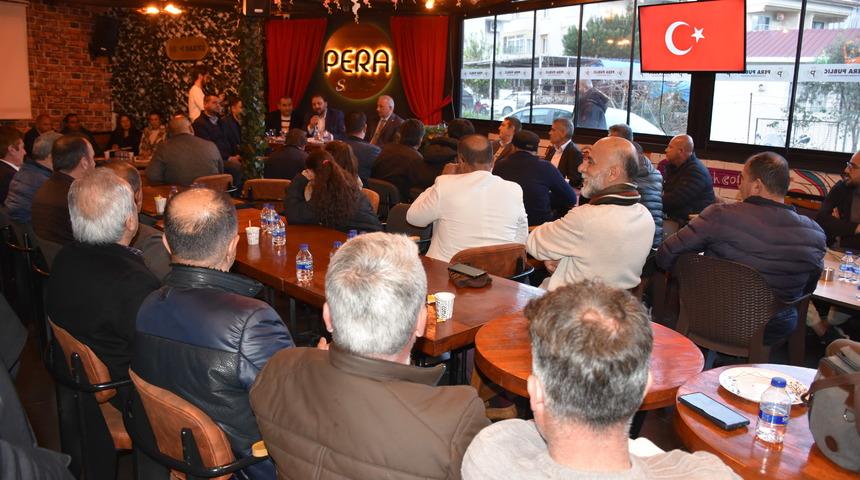 Marmaris Belediye Başkan adayı Yazıcı halk buluşması ger&ccedil;ekleştirdi