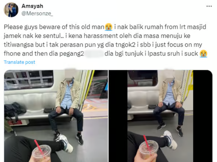 Metroda tacize uğradığı anları paylaştı! Sosyal medyada yer yerinden oynadı... 'Bana bakıp cinsel organına dokundu'  G5