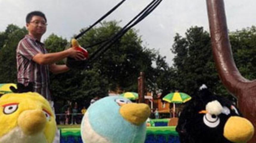 &Ccedil;in&rsquo;de Angry Birds parkı a&ccedil;ıldı!