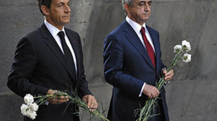 Sarkozy Erivan'dan T&uuml;rkiye'ye seslendi