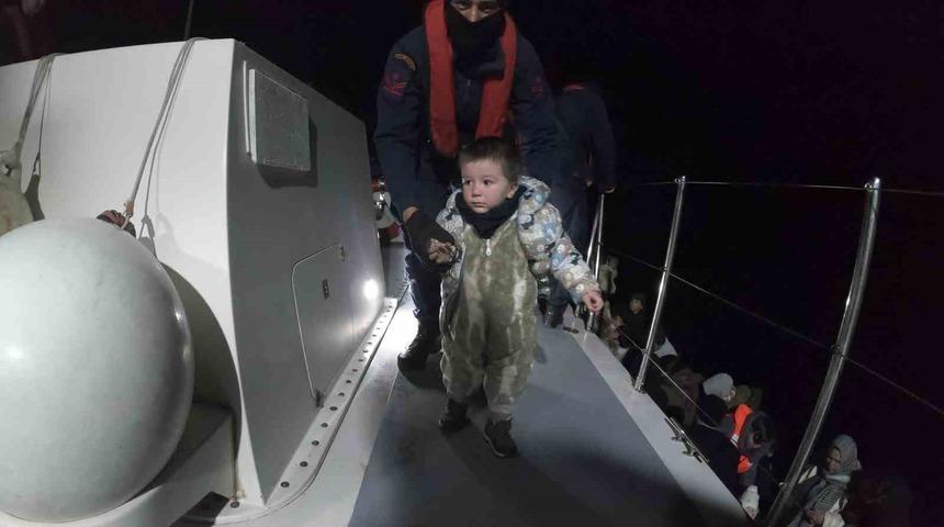 Aydın’da 1 ayda 115 düzensiz göçmen kurtarıldı