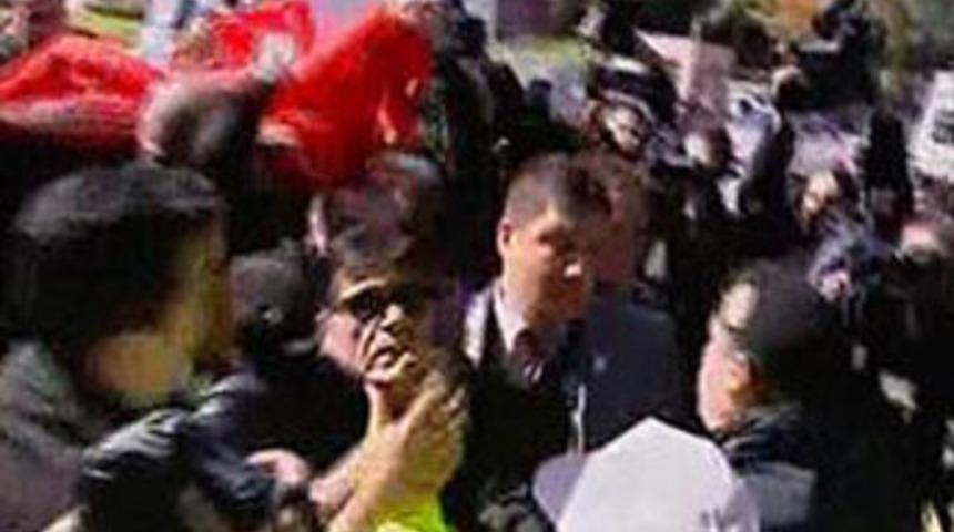 Başbakanlık'ta eylem