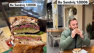 İzmir'deki 1000 liralık sandviç gündem oldu!  İçindekiler bilindik fiyatı şaşırtıcı: Kuzu kulağı, slayze domates... 