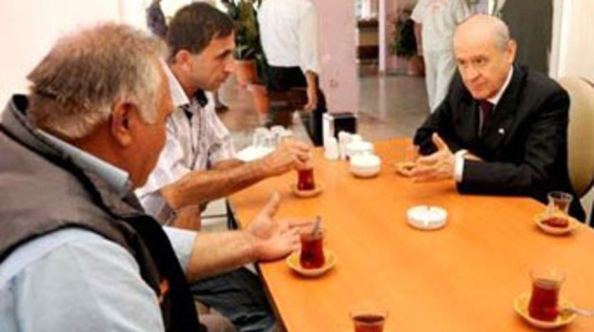 Bah&ccedil;eli'nin şof&ouml;rlerle sohbeti rekor kırıyor