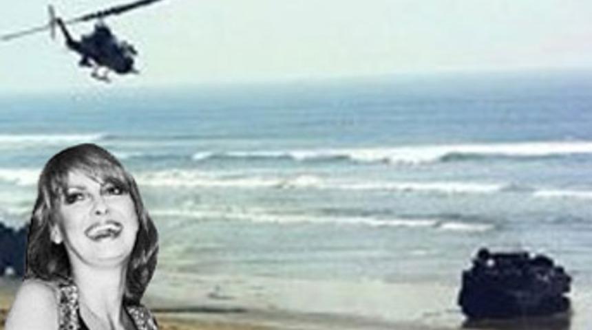 Seks yıldızı sahile vurdu