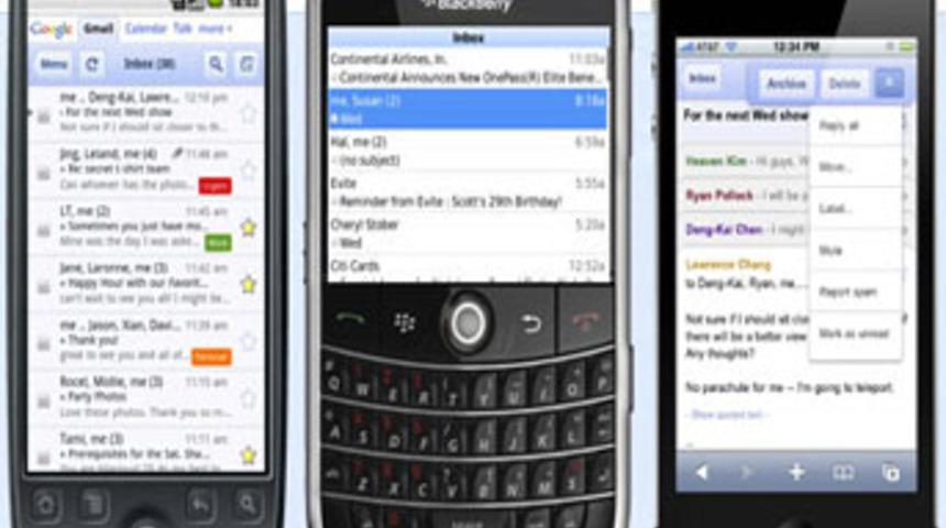 Gmail, BlackBerry&rsquo;ye veda ediyor