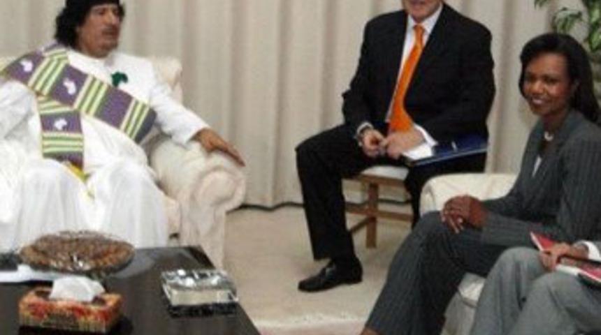 Rice, Kaddafi'nin en b&uuml;y&uuml;k takıntısıymış!