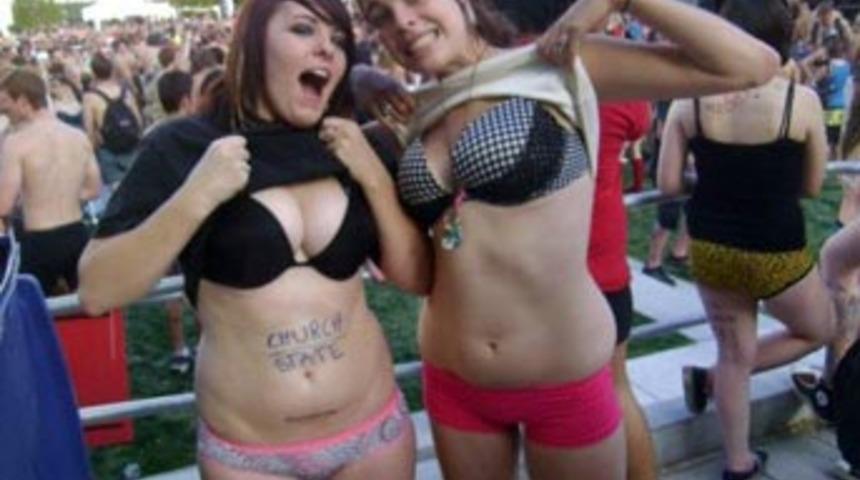 Utah'ta iç çamaşırlı protesto!