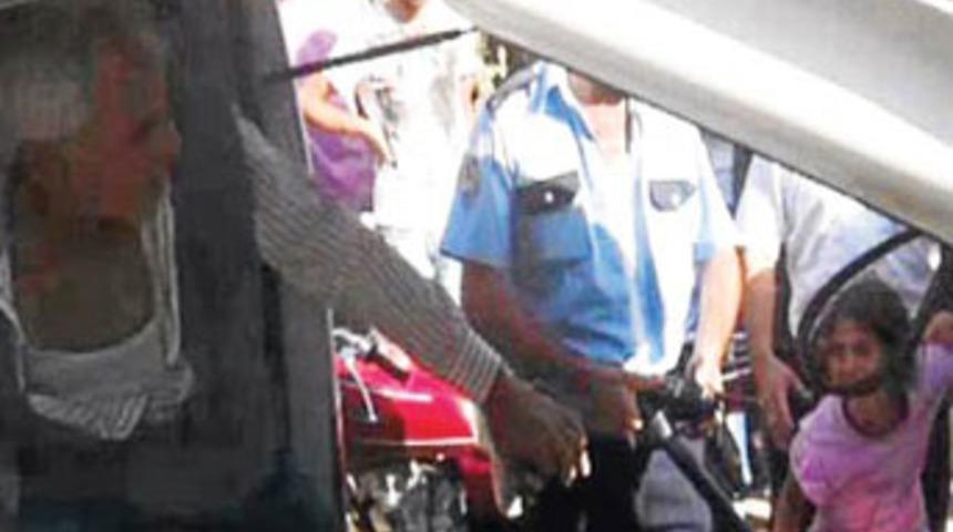 Korna &ccedil;alıp polisten yol istedi, dayak yedi