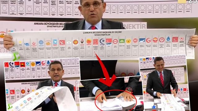 Fatih Portakal’dan canlı yayında oy kullanma provası! İlginç anlar yaşandı: ‘Çarşaf gibi 3 tane oy pusulası var’