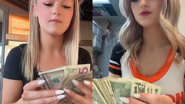 Bir vardiyada kazandığı bahşişi açıklayınca sosyal medyada gündem yarattı! Çoğu kişinin maaşı onun sadece bahşişi... Hesaptan çok bahiş