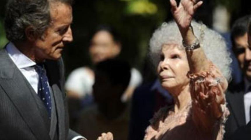 Alba D&uuml;şesi 85 yaşında &uuml;&ccedil;&uuml;nc&uuml; kez evlendi