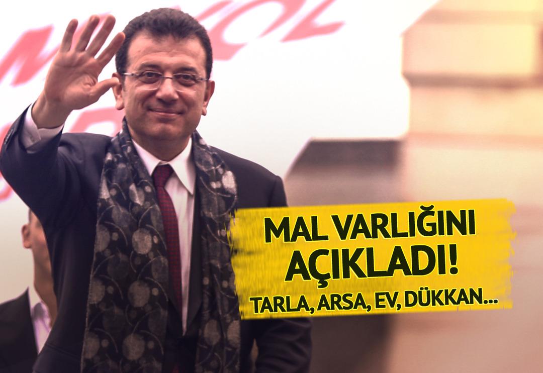 Ekrem İmamoğlu mal varlığını a&ccedil;ıkladı! Tarla, arsa, ev, d&uuml;kkan, altın... Banka hesaplarına kadar paylaştı