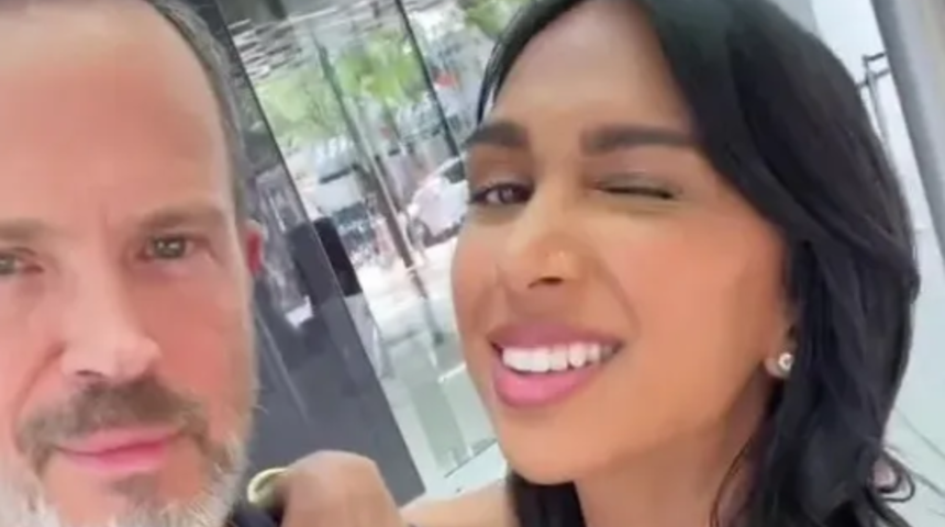 Aralarındaki yaş farkı gündem yarattı! 29 yıllık yaş farkını 'Ödül eşiyim' diyerek savundu... Yorumların arkası kesilmedi