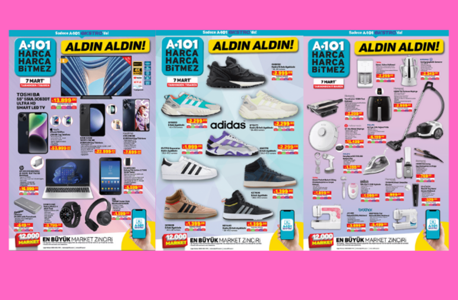 A101'e iPhone 14 Plus geliyor! İşte 7 Mart 2024 tarihli A101 Aldın Aldın Kataloğu