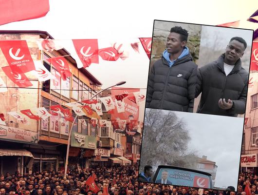 Yozgat'ta yaşayan siyahiler, Yeniden Refah Partisi adayına oy istedi! 