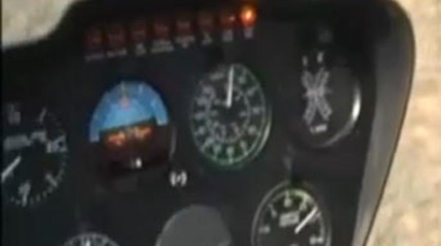 Pilot kendi düşüşünü kameraya çekti