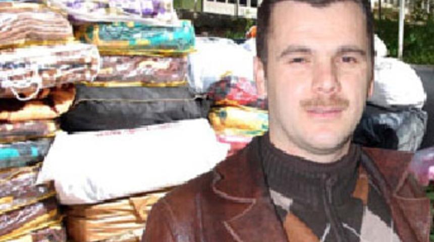 Van'a yolladığı battaniyede 5 bin lira unuttu