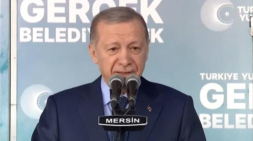 SON DAKİKA | Cumhurbaşkanı Erdoğan'dan Mersin'de CHP'ye tepki: "DEM'lenmekten vakitleri kalmıyor, bunların devrini kapatalım"