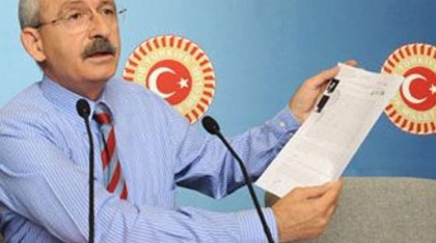 CHP, Başbakan hakkında gensoru veriyor