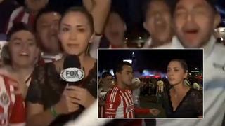 Canlı yayında taciz edilen kadın muhabir, elindeki mikrofonla saldırmaya başladı!