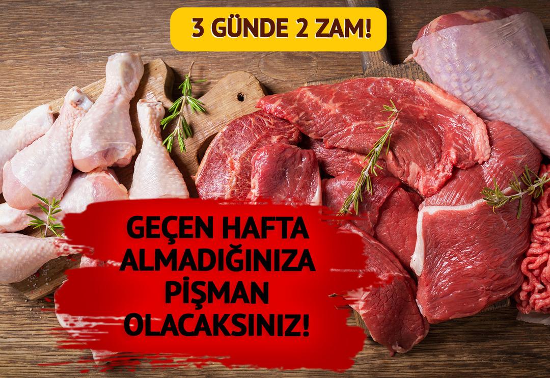 Et ve tavuğa 3 g&uuml;nde 2 zam! Vatandaşın cebini yakacak haber: Fiyatını duyunca "Keşke 1 hafta &ouml;nce alsaydım" diyeceksiniz