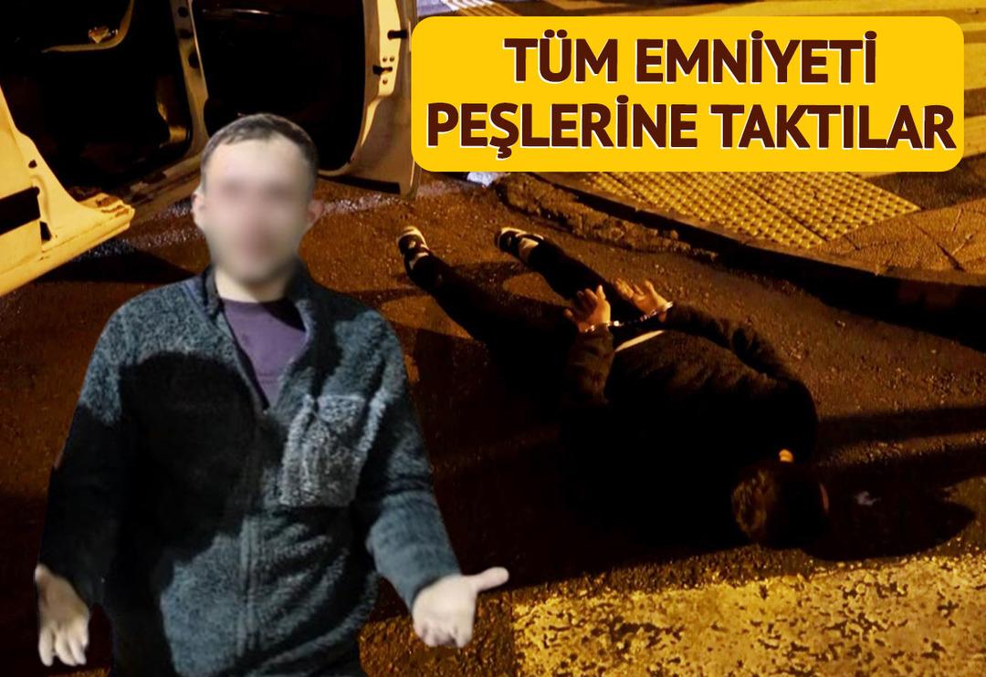 Bir şehir d&uuml;n gece siren sesleriyle uyandı! T&uuml;m emniyeti peşine taktı: Yakalanınca yaptığı 3 kelimelik savunma şaşırtmadı