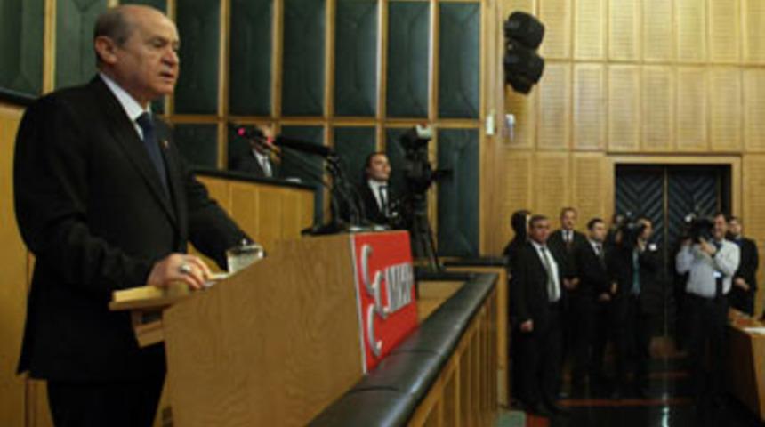 Devlet Bahçeli'den Şahin'e destek