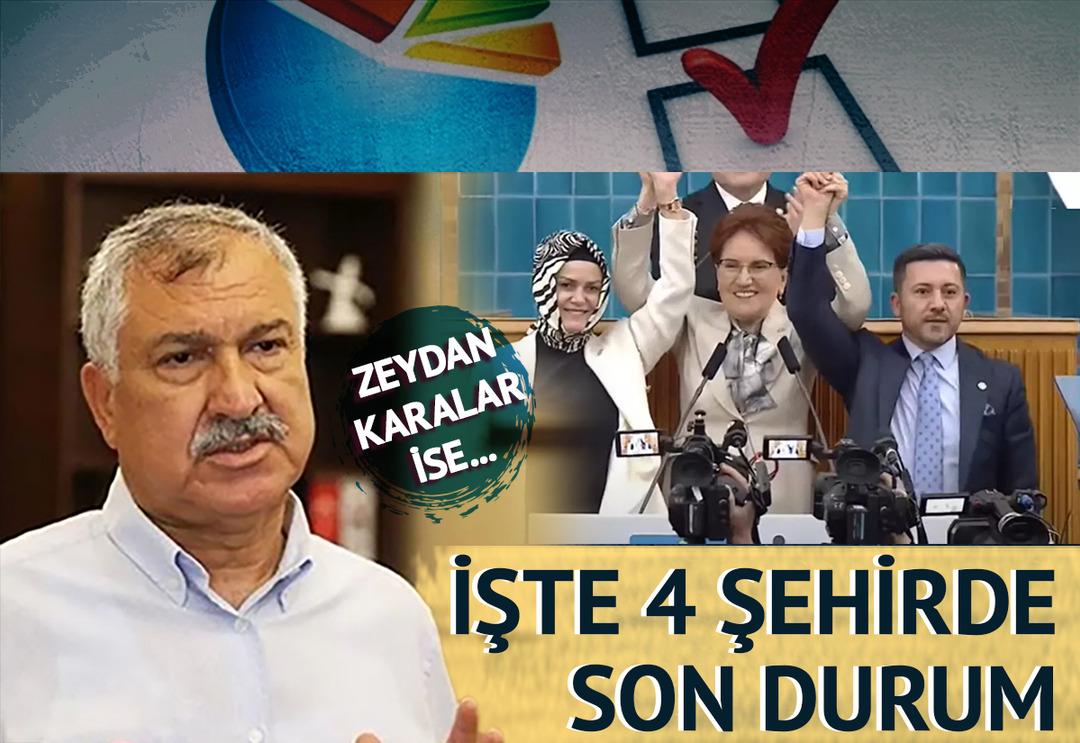 İYİ Parti o ilde ipi g&ouml;ğ&uuml;slemek &uuml;zere! Adana'da ise son durum belli oldu: İşte 4 şehirde son durum