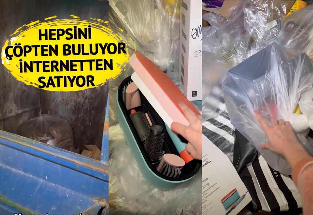 D&uuml;zenli olarak &ccedil;&ouml;p kutularını karıştırıyor! Buldukları şaşkına &ccedil;evirdi... Hepsini internetten satıyor