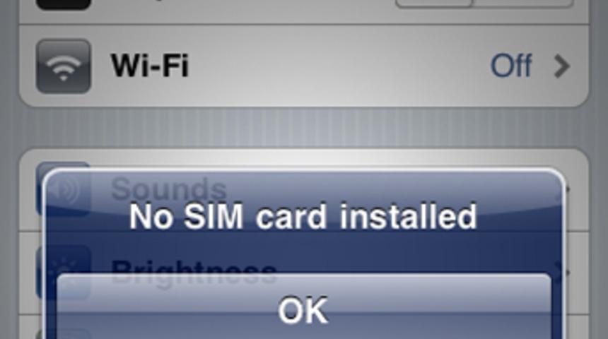 iPhone 4S&rsquo;te SIM kart problemi