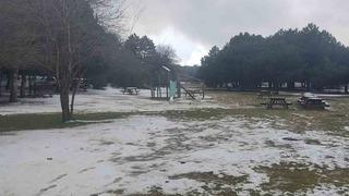 Uzaktan bakanlar gözlerine inanamadı! Yer: Manisa... Beyaza büründü