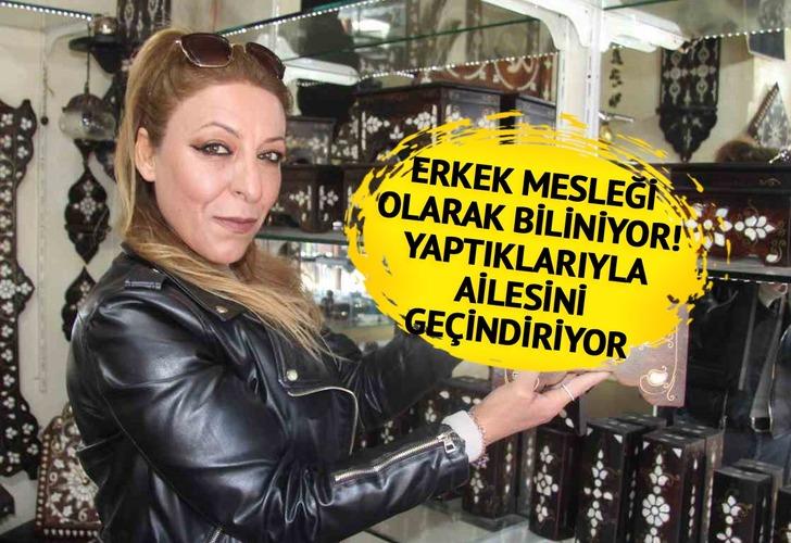 O mesleğin tek kadın ustası 'En fazla 3 ay çalışırsın dediler, 12. yılıma girdim'