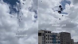 Gazze'de kaos! Havadan atılan yardım kutularının paraşütleri açılmadı: Ölü ve yaralılar var...