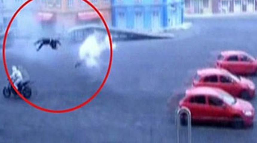 İnanılmaz kaza herkesi şoke etti